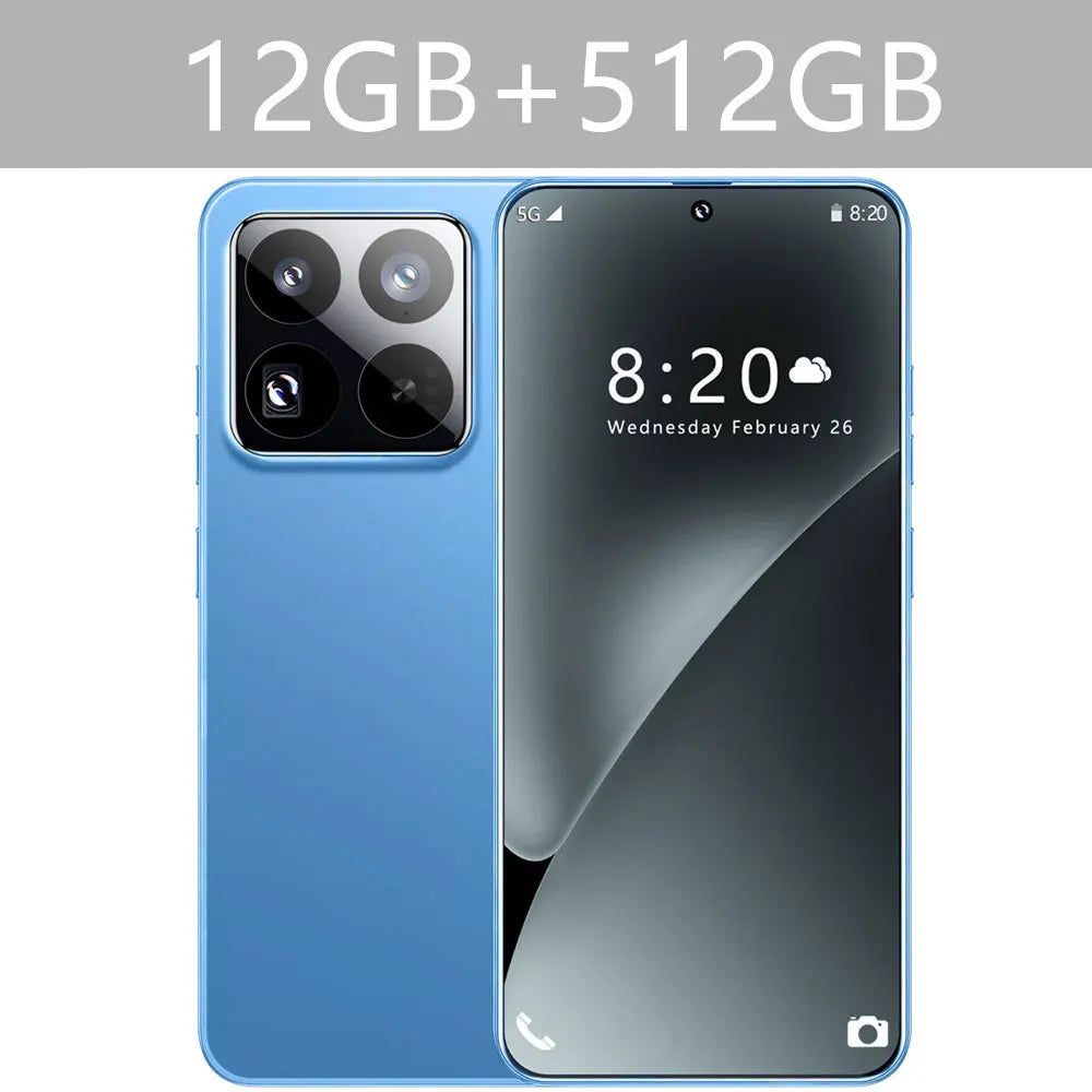 Nuevo teléfono inteligente 14T Pro original de 7,3 pulgadas, 8000 mAh, Android