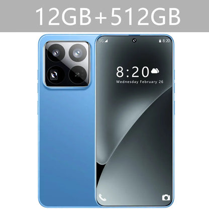 Nuevo teléfono inteligente 14T Pro original de 7,3 pulgadas, 8000 mAh, Android