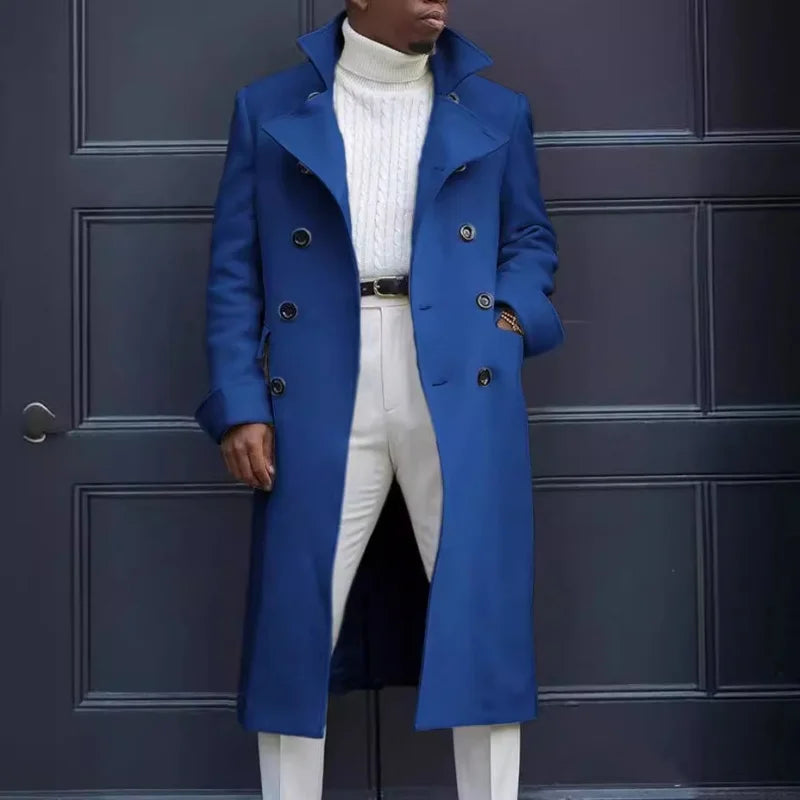 Gabardina para hombre, primavera otoño 2024, nueva moda coreana
