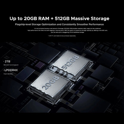 [Estreno mundial] Smartphone robusto DOOGEE S118 de 20 GB (8 GB + 12 GB