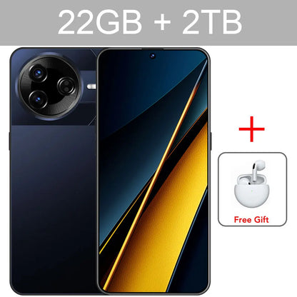 Nuevo teléfono móvil F7 Ultra Original 5G Dual Sim, pantalla HD de 7,3