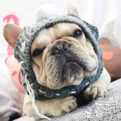 Gorro de invierno para mascotas, gorro navideño para perros
