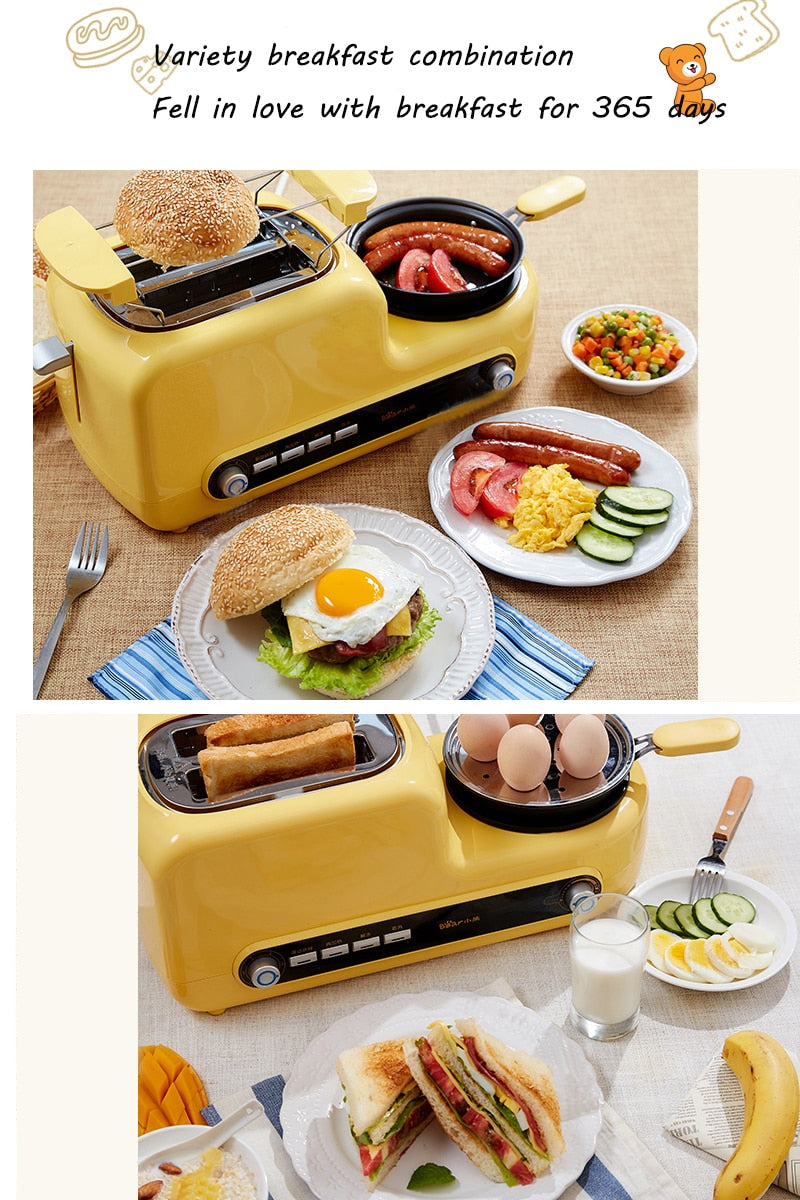 Tostadora automática multifuncional para desayuno