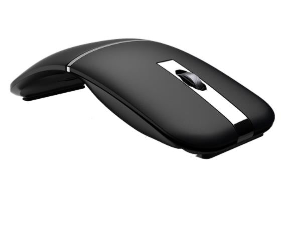 Ratón inalámbrico Bluetooth de modo dual, recargable, ultrafino