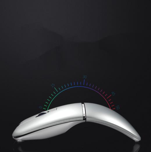Ratón inalámbrico Bluetooth de modo dual, recargable, ultrafino