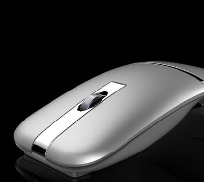 Ratón inalámbrico Bluetooth de modo dual, recargable, ultrafino